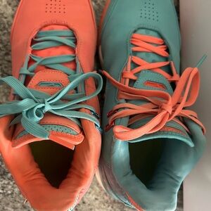 LeBron NXXT GEN AMPD Vibrant Two-Tone High-Top Sneakers